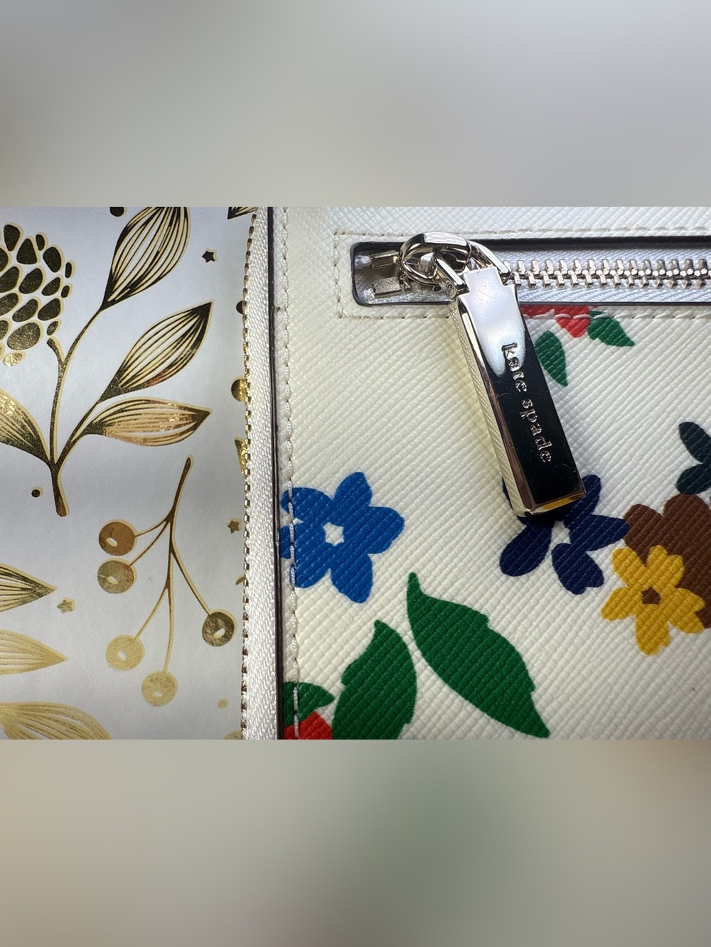kate spade White Floral Multi-Color Wristlet - Picture 3 of 4